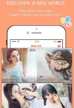 WiMi LIVE手机版(苹果美女直播软件) v1.3.0 IOS版
