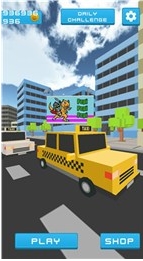 的士狂飙手机版(Taxi Race Blocky) v1.3 Android版