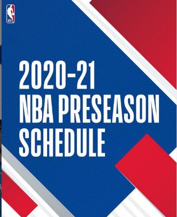 NBA2020~2021赛季季前赛日程公布，首日洛杉矶德比