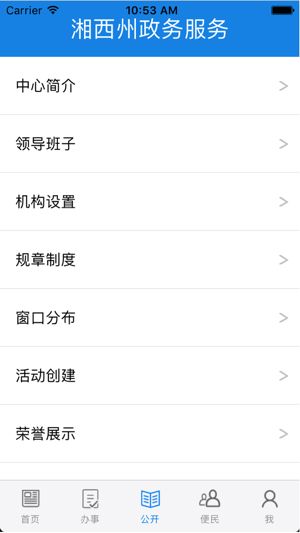 湘西州政務服務中心appv1.0