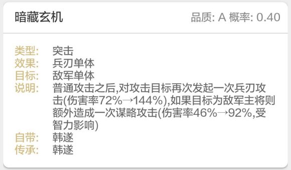 三國誌戰略版暗藏玄機A級戰法使用攻略