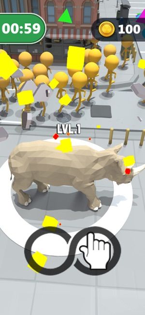犀牛横冲直撞城市模拟器v1.1