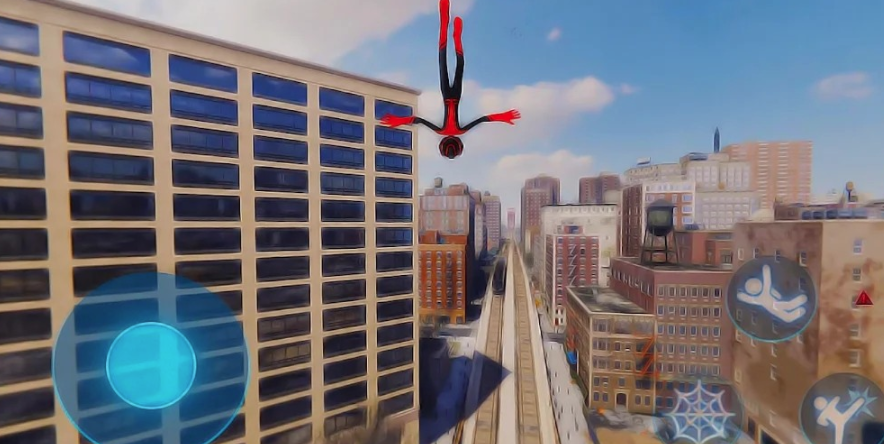 英雄蜘蛛人城市飞行Flying Spider Stickman Hero 1