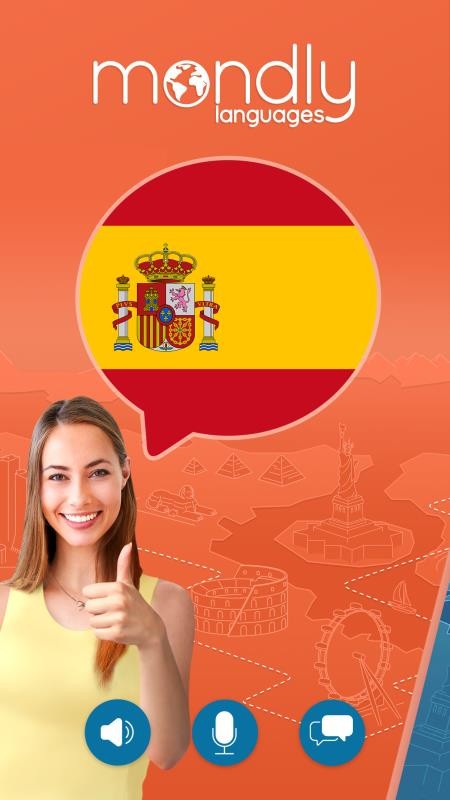 学西班牙语。说西班牙语7.10.0