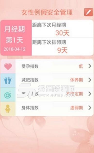 女性例假安全管理免费版介绍