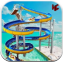 水流滑动乐园安卓版(水上乐园体验滑水项目) v1.0 手机版