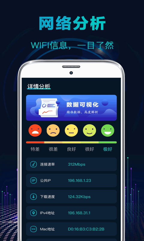 智能WiFi宽带测速助手4.3.0226