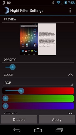 夜间滤镜手机版(Night Filter) for Android v1.4.0 最新版