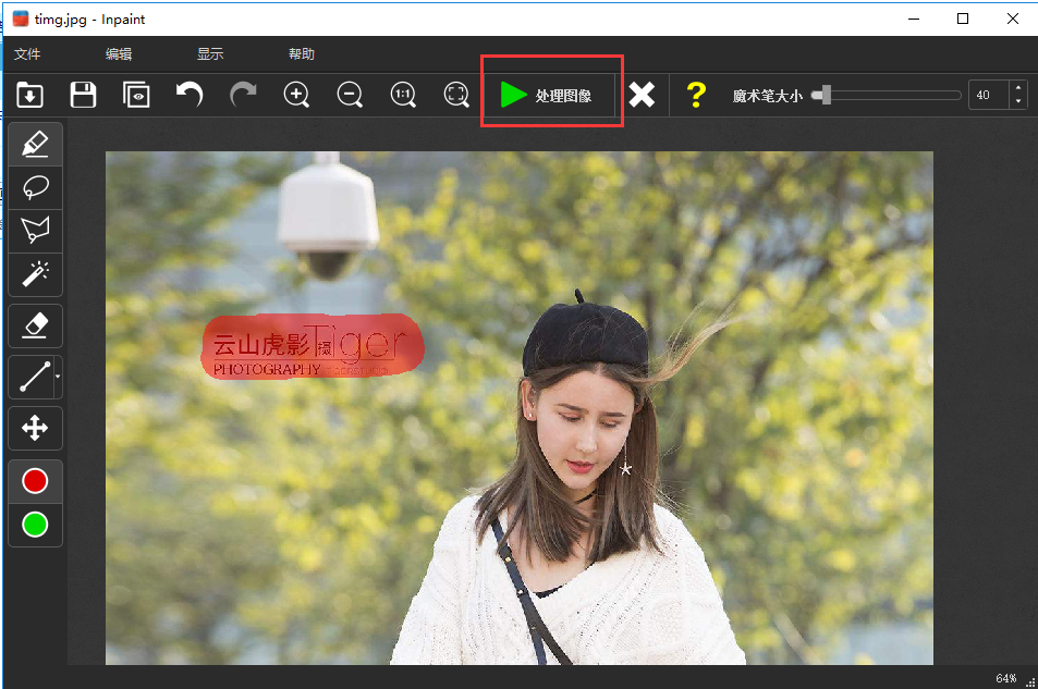 Inpaint图片去水印软件截图