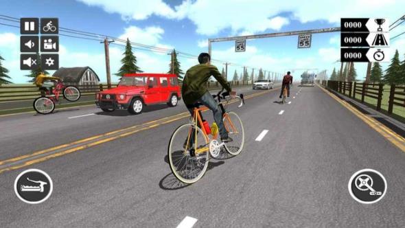 自行车赛车和四人特技手游图片