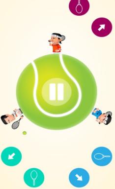 圆状网球Android版界面