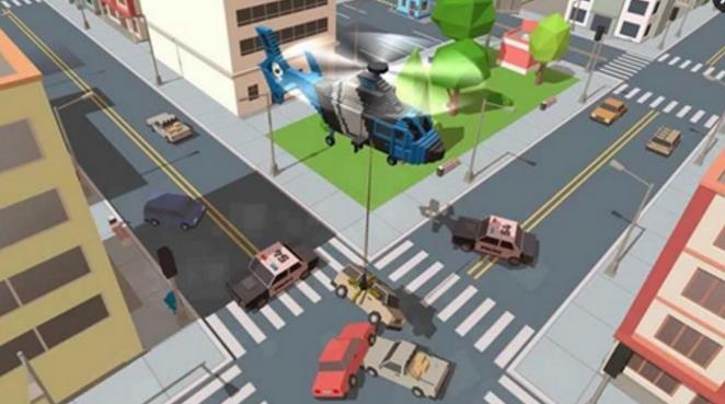 像素直升机城市英雄安卓版图片