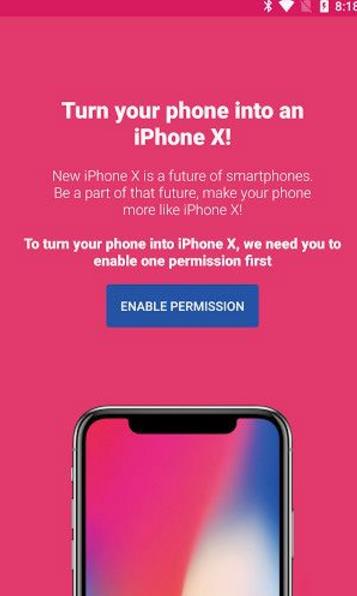 安卓变身iphoneX