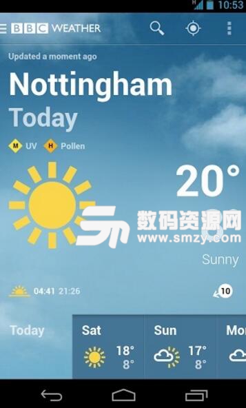 BBC天气app手机版