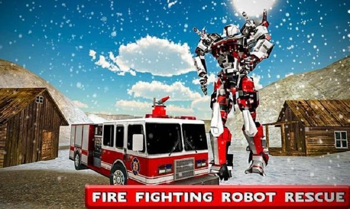 消防机器人冬季雪地救援中文版 1