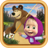 马莎和熊孩子们钓鱼最新版(角色扮演) v1.3.2 免费版