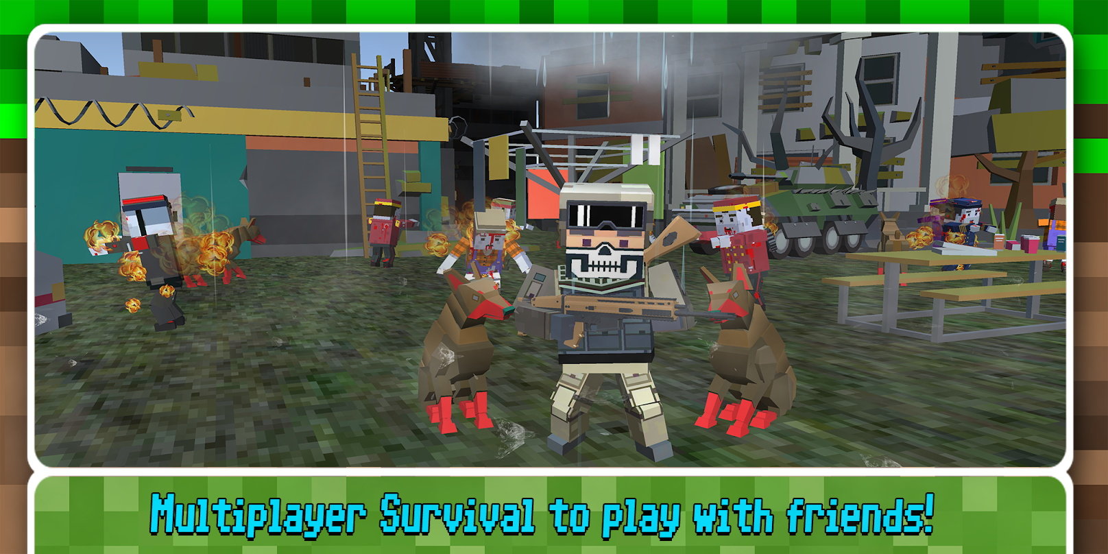 方块人僵尸末日生存(MultiGun Arena 3D Zombie Survival)v1.2.0