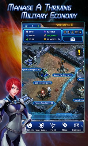 银河帝国手机版游戏画面