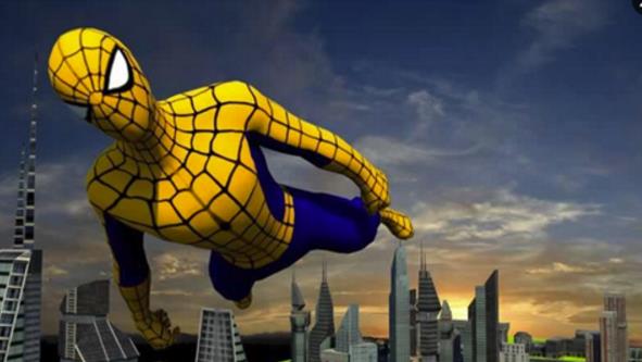 超级蜘蛛侠飞行英雄3D手游图片