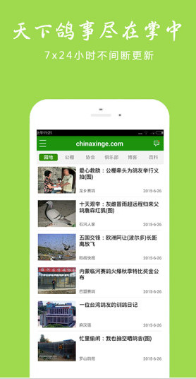 中国信鸽信息网手机版 20240630 1