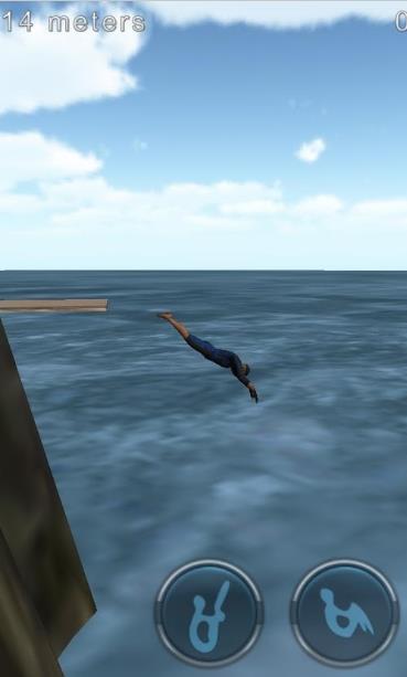 崖边跳水3D最新版界面