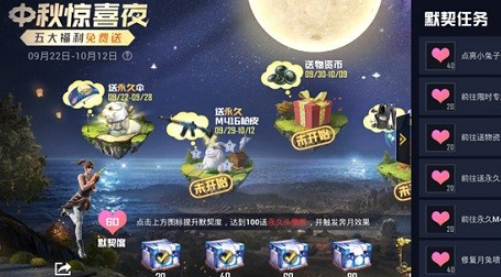 【和平精英中秋驚喜夜怎麼玩】 中秋驚喜夜活動玩法獎勵一覽