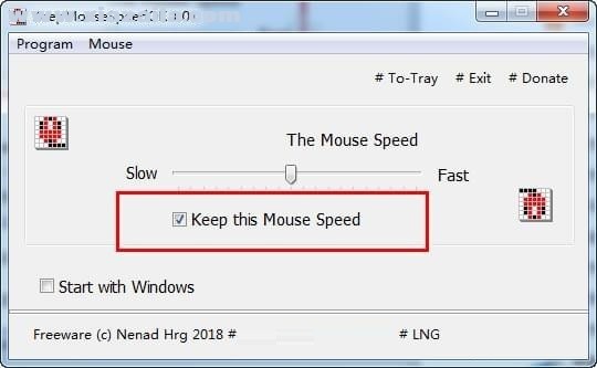 KeepMouseSpeedOK(鼠标指针速度调整工具) v1.61免费版