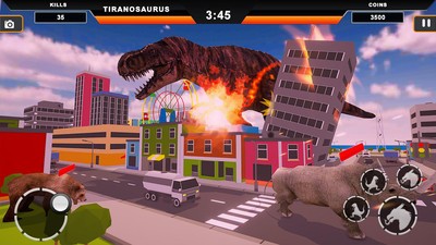 恐龙摧毁城市模拟v1.0