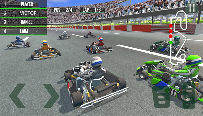 卡丁车骑士赛(Go Kart Racing Car Game)v0.1