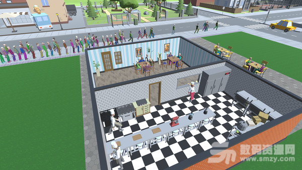 经营模拟类游戏《模拟厨师：餐厅管理》Steam抢先体验 4月发售支持简中截图