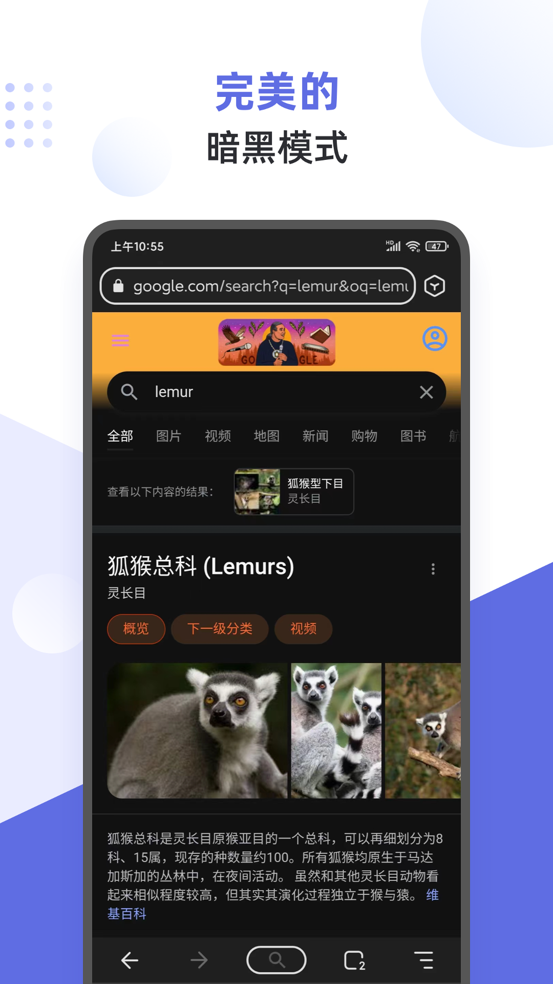 狐猴浏览器(Lemur Browser)v2.6.1.030