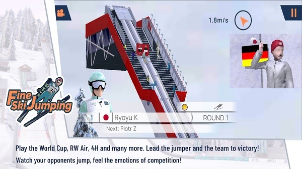 精细跳台滑雪(fine ski jumping)v0.877