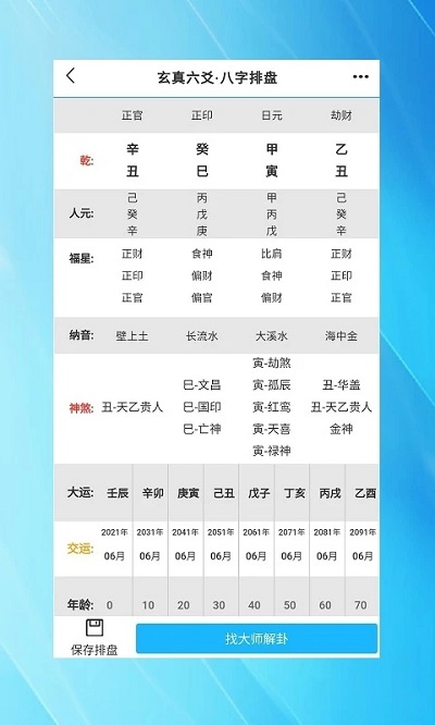 玄真六爻排盘appv1.4.4.5.1