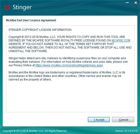 McAfee Stinger & Raptor(迈克菲杀毒软件)截图