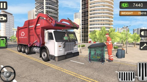 模拟垃圾回收车游戏 1