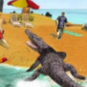 海滩巨鳄模拟手游(鳄鱼题材的模拟类游戏) v1.1 最新安卓版