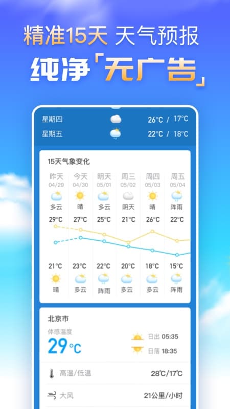 预知天气预报app6.1.1