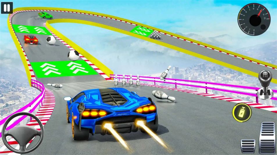 汽车特技疯狂坡道(Car Stunt Crazy Ramp Car Games) 1
