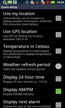 3D天气时钟小部件手机app截图