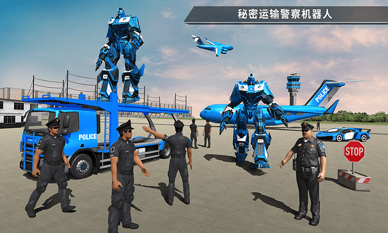 警察机器人汽车游戏v1.14