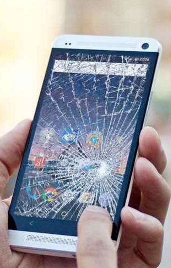 恶搞手机屏幕破碎