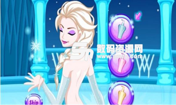 冰雪女王做美容免费手游