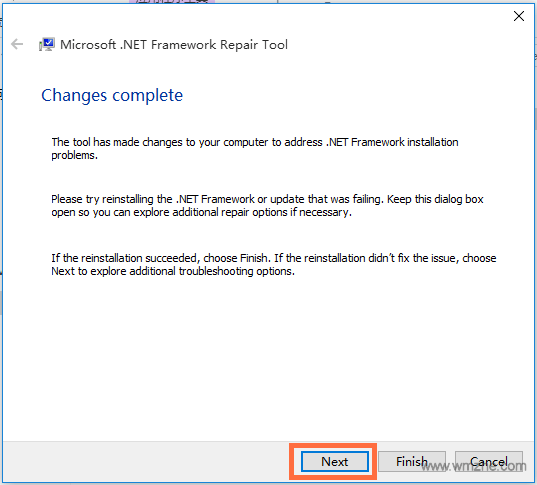 Microsoft .NET Framework Repair Tool软件截图