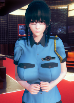 《AI少女》性感身材黑发女警MOD