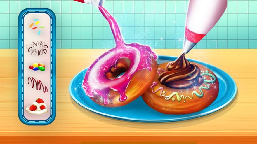 甜甜圈店烹饪美食游戏v1.1