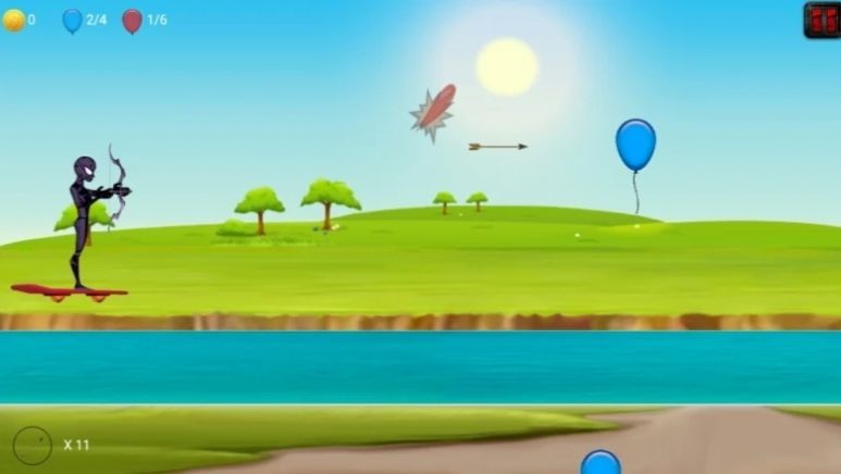 外星人弓箭和气球游戏v1.1