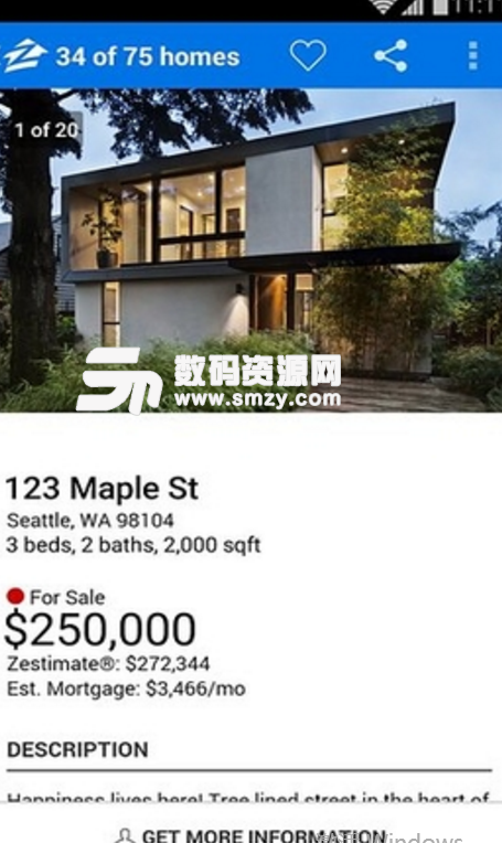 Zillow房地產手機版