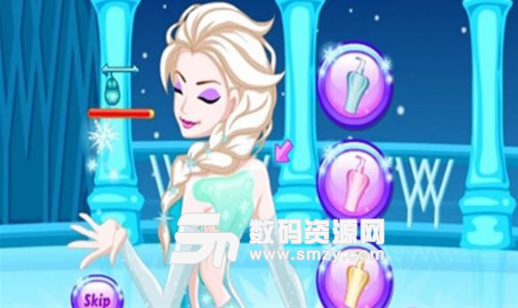 冰雪女王做美容手游