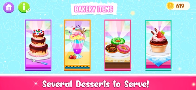 甜面包店甜点厨师v1.0