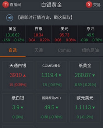 白银黄金app